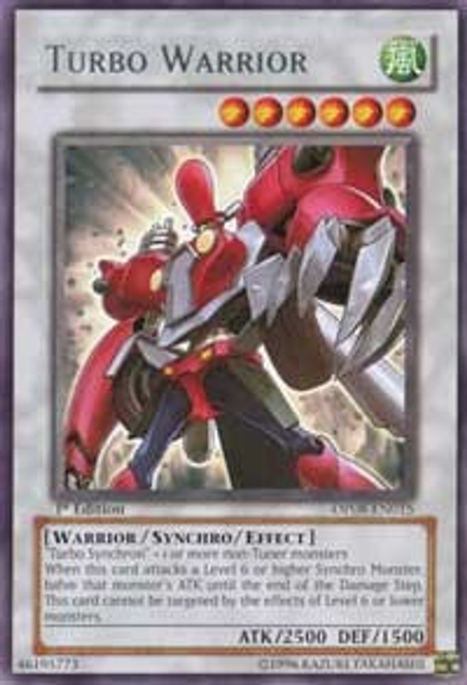 Turbo Warrior, 1st-edition, front
