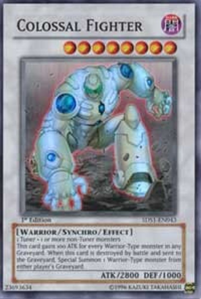 Colossal Fighter (SR), 1st-edition, front