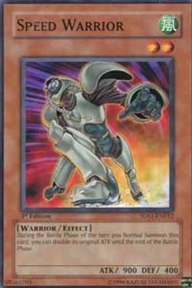Speed Warrior, 1st-edition, front