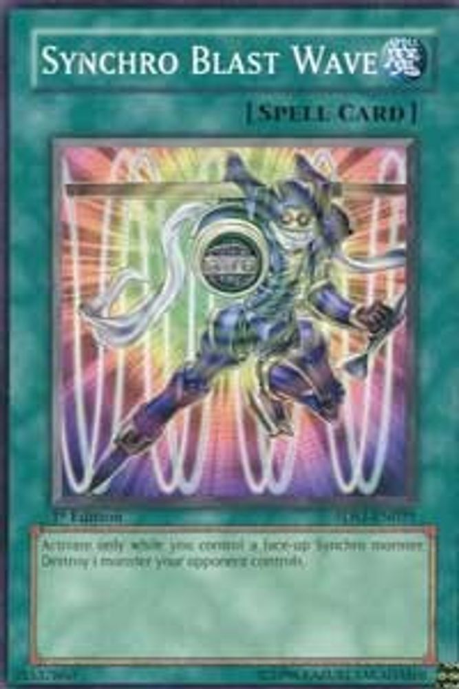 Synchro Blast Wave, 1st-edition, front
