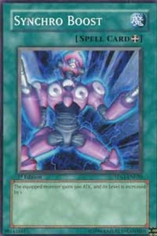 Synchro Boost, 1st-edition, front