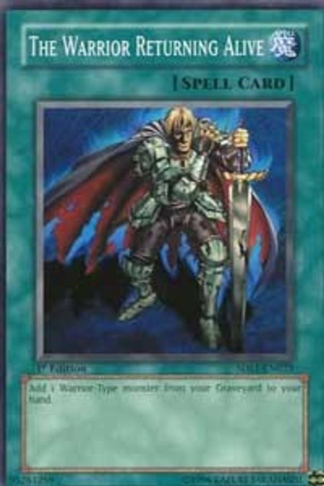 The Warrior Returning Alive, 1st-edition, front