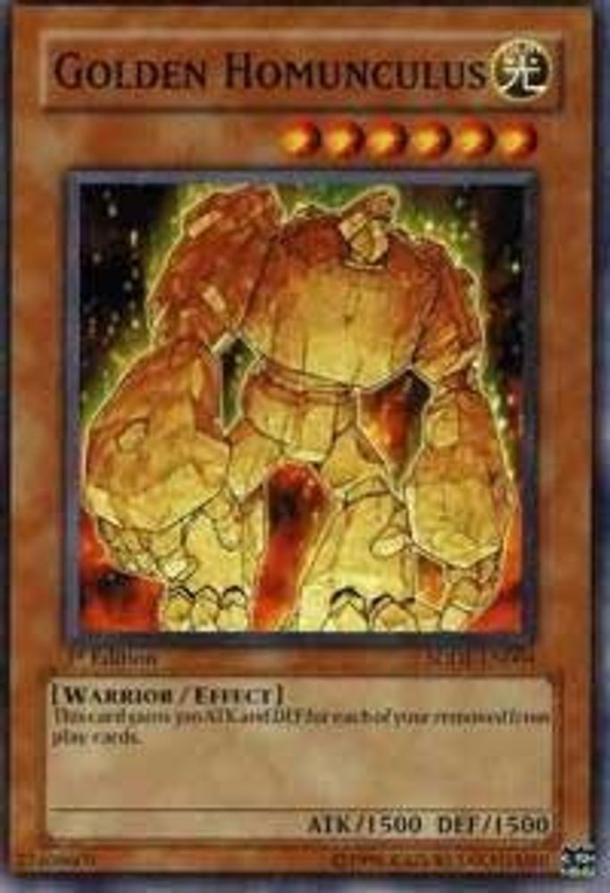 Golden Homunculus, 1st-edition, front
