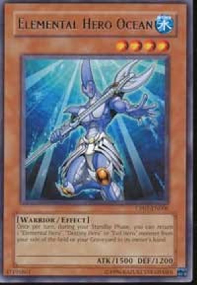 Elemental Hero Ocean, Unlimited, front