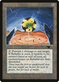 Rakalite, Antiquities