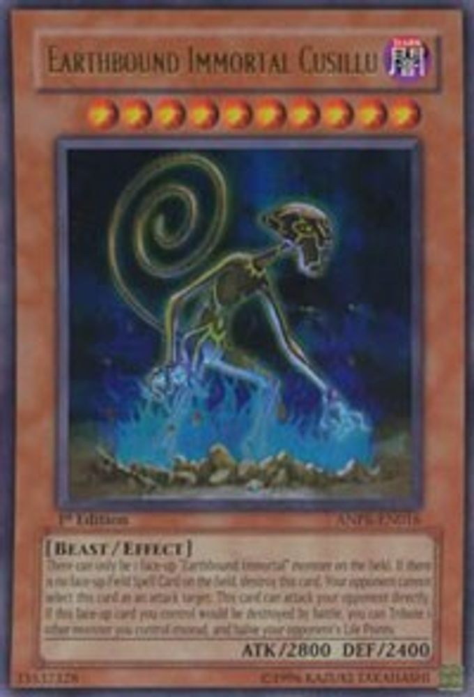 Earthbound Immortal Cusillu, 1st-edition, front