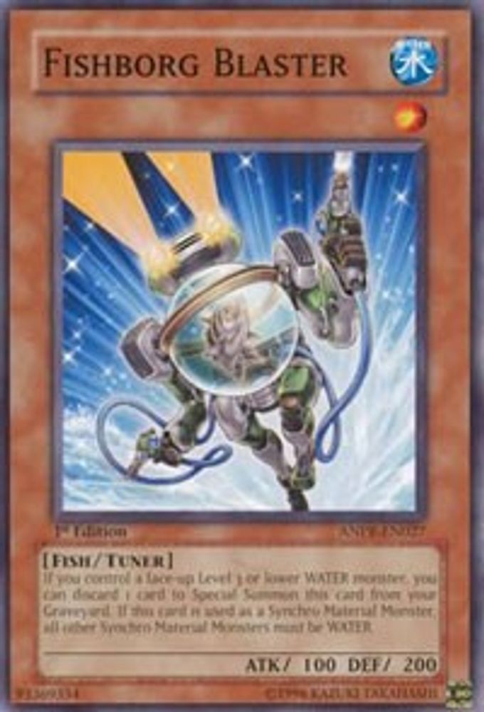Fishborg Blaster, 1st-edition, front