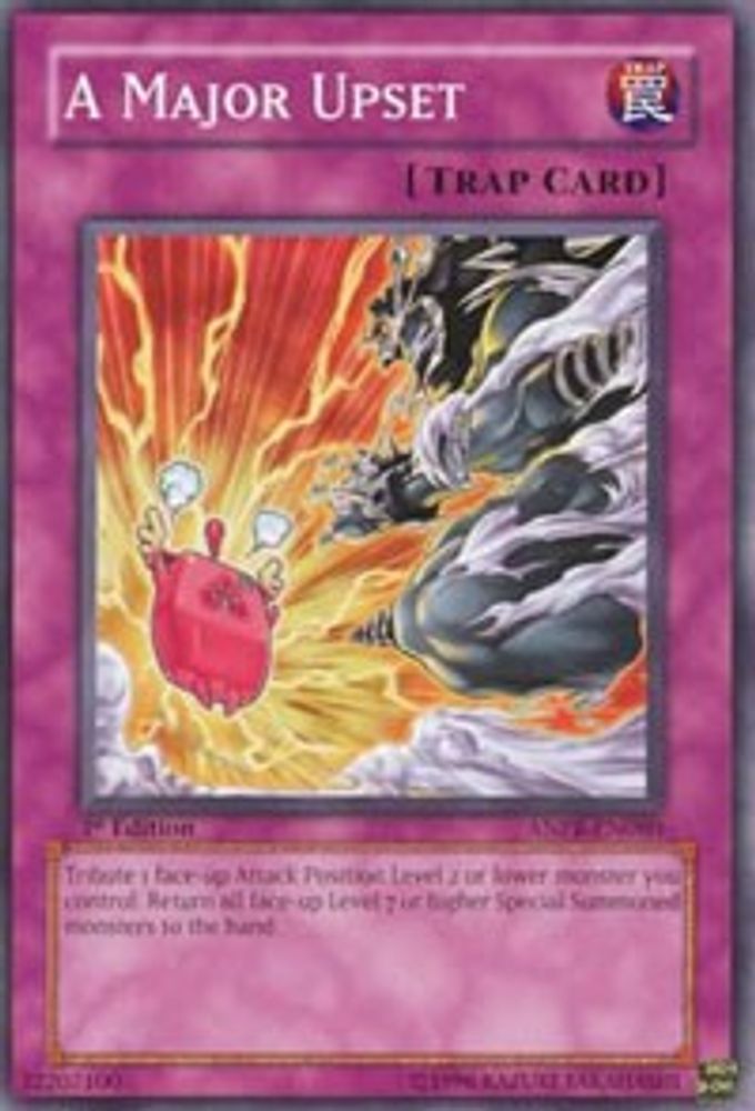 A Major Upset, 1st-edition, front