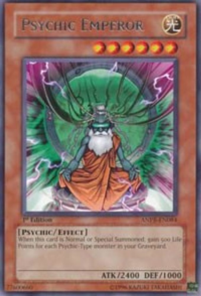 Psychic Emperor, 1st-edition, front