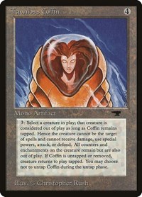 Tawnos's Coffin, Antiquities