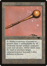 Tawnos's Wand, Antiquities