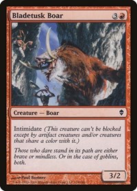 Bladetusk Boar, Zendikar