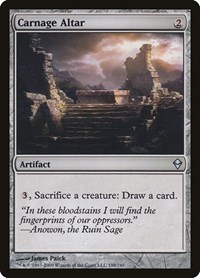Carnage Altar, Zendikar