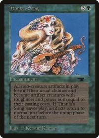 Titania's Song, Antiquities