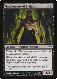 Gatekeeper of Malakir, Zendikar