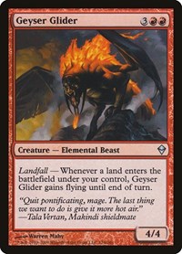 Geyser Glider, Zendikar