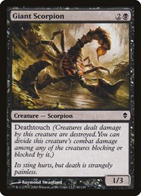 Giant Scorpion, Zendikar