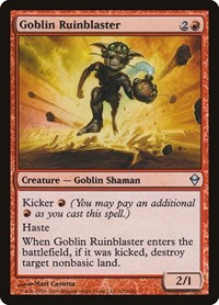 Goblin Ruinblaster, Zendikar