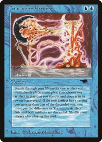 Transmute Artifact, Antiquities
