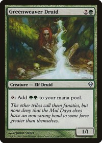 Greenweaver Druid, Zendikar