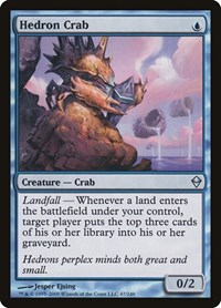 Hedron Crab, Zendikar