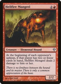 Hellfire Mongrel, Zendikar
