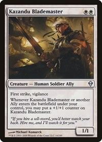 Kazandu Blademaster, Zendikar