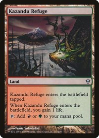 Kazandu Refuge, Zendikar