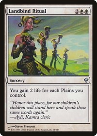 Landbind Ritual, Zendikar
