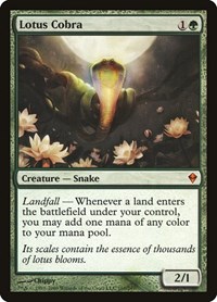 Lotus Cobra, Zendikar