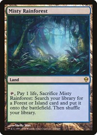 Misty Rainforest, Zendikar