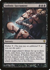 Sadistic Sacrament, Zendikar