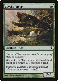 Scythe Tiger, Zendikar