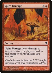 Spire Barrage, Zendikar