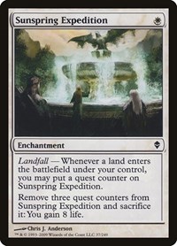 Sunspring Expedition, Zendikar