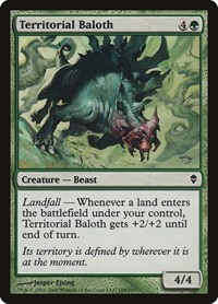 Territorial Baloth, Zendikar