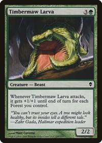 Timbermaw Larva, Zendikar