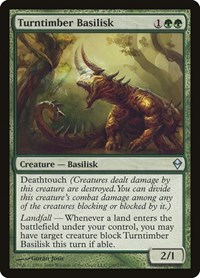 Turntimber Basilisk, Zendikar
