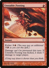 Unstable Footing, Zendikar