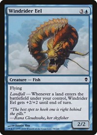 Windrider Eel, Zendikar