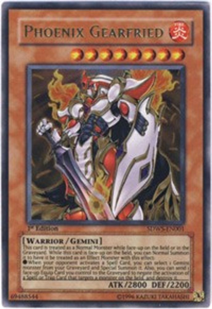 Phoenix Gearfried, 1st-edition, front