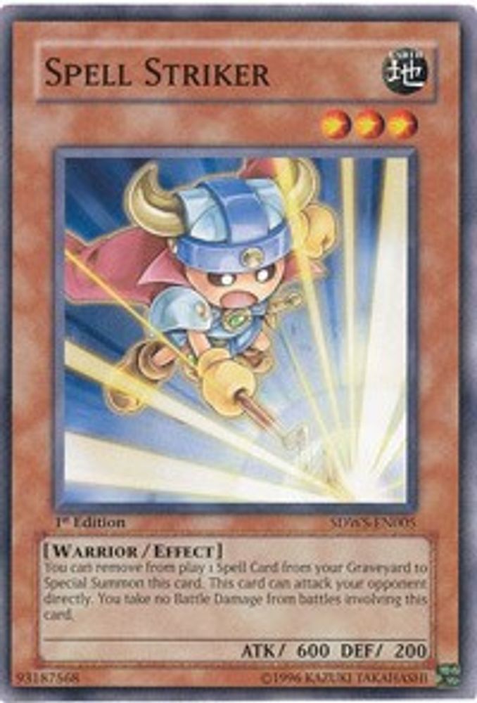 Spell Striker, 1st-edition, front