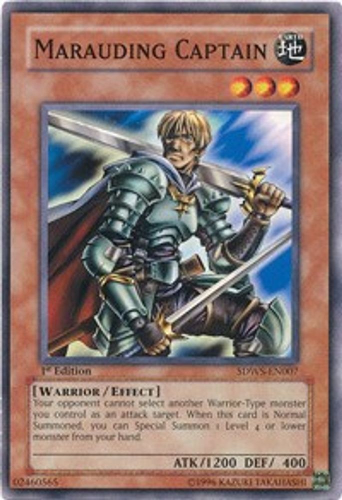 Marauding Captain, 1st-edition, front
