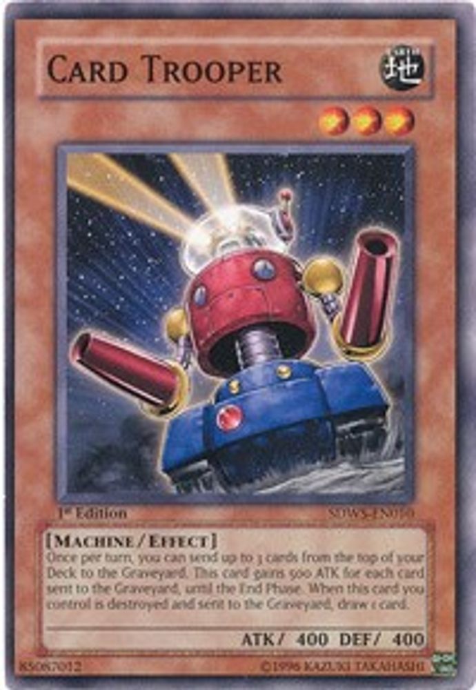 Card Trooper, 1st-edition, front
