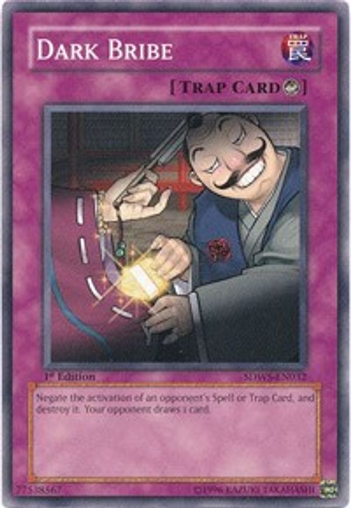 Dark Bribe, 1st-edition, front