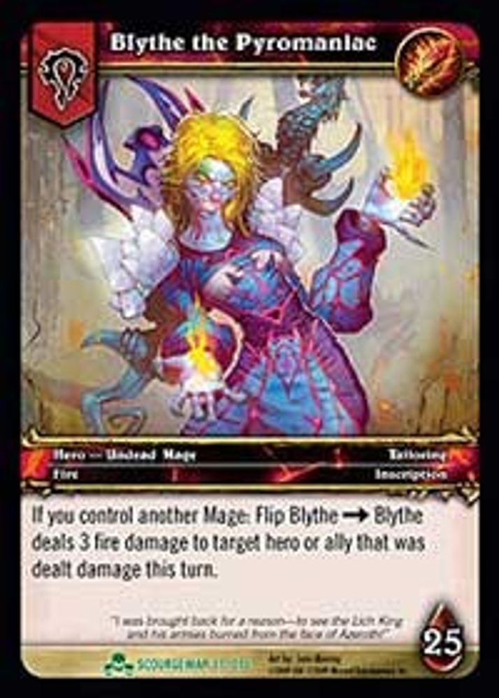 Blythe the Pyromaniac, Standard, front