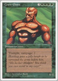 Craw Giant, Chronicles