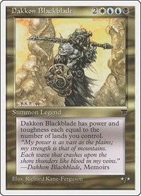 Dakkon Blackblade, Chronicles