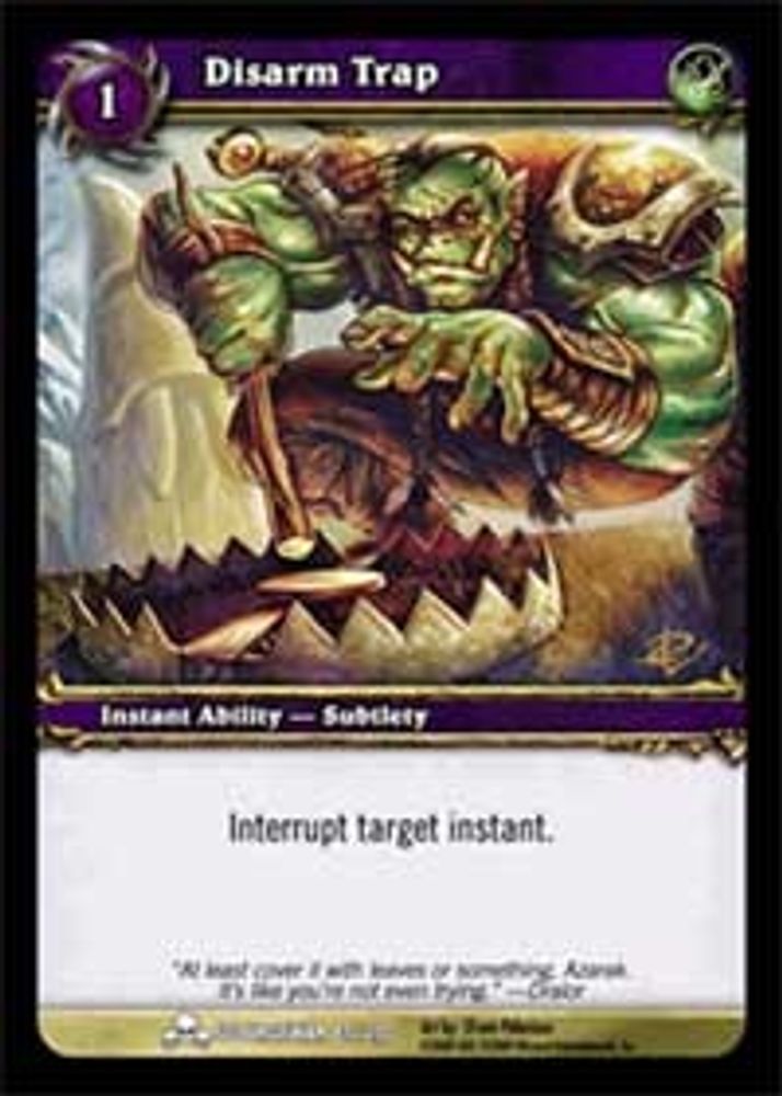 Disarm Trap, Standard, front