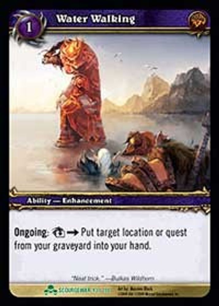 Water Walking, Standard, front